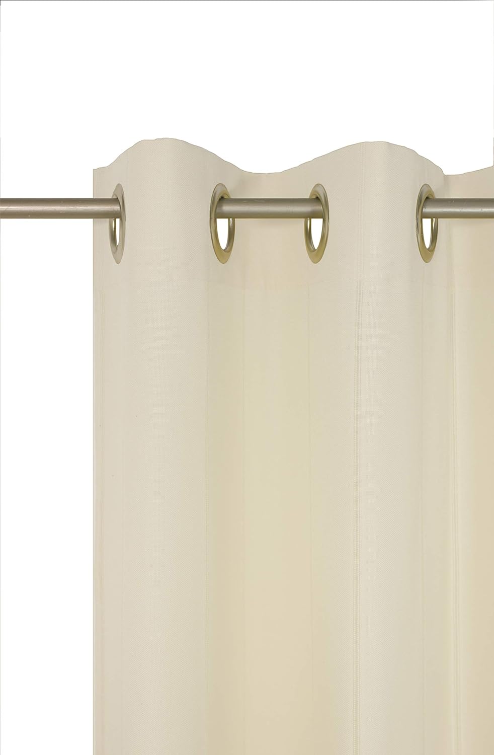 Wirth Fertigschal Felsted mit Ösen, Polyester, Creme, 180 x 132 cm Creme 180 x 132 cm, Creme 180 x 1