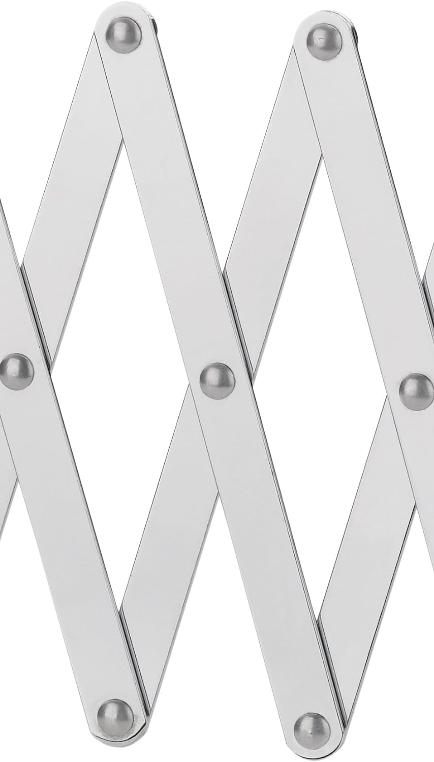 Kela Valeria Wandspiegel, Metall, Silber, 17.5 x 17.5 x 36 cm