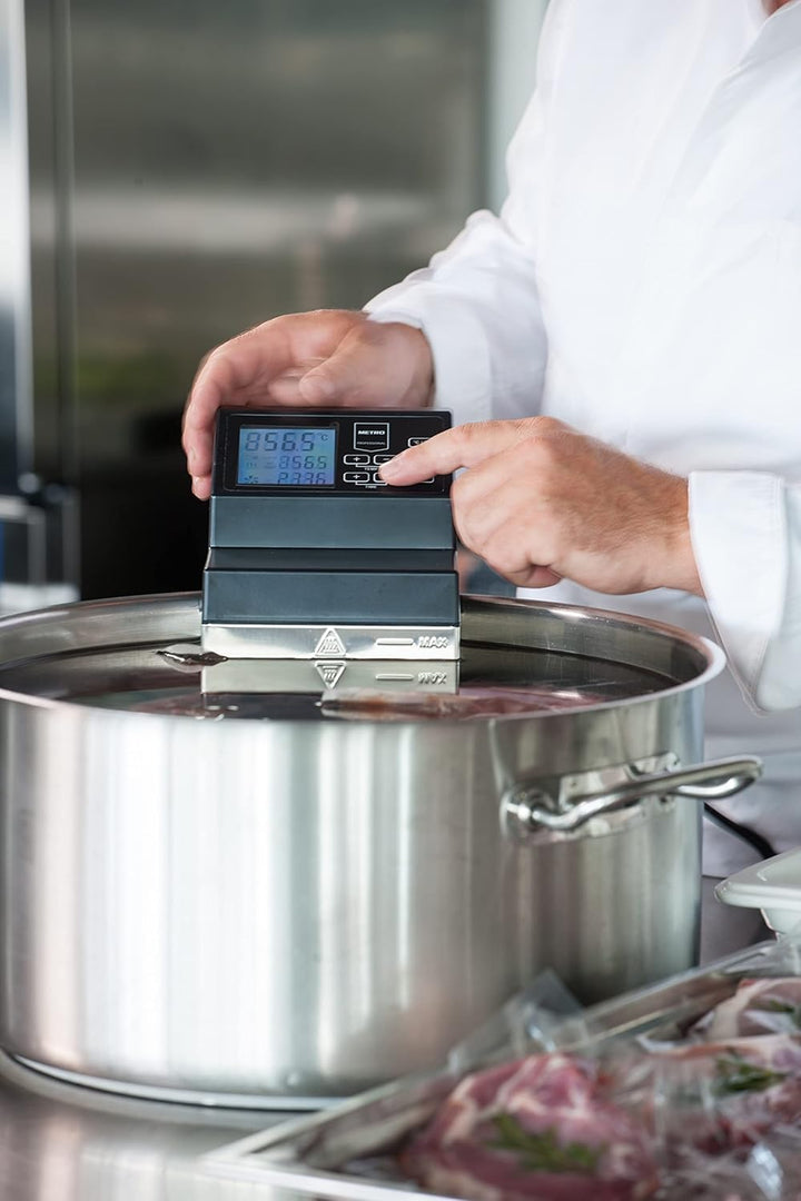 METRO Professional Sous-Vide Garer GSV1500 aus Edelstahl mit max. Kapazität 40 L, 1500 W, Temperatur