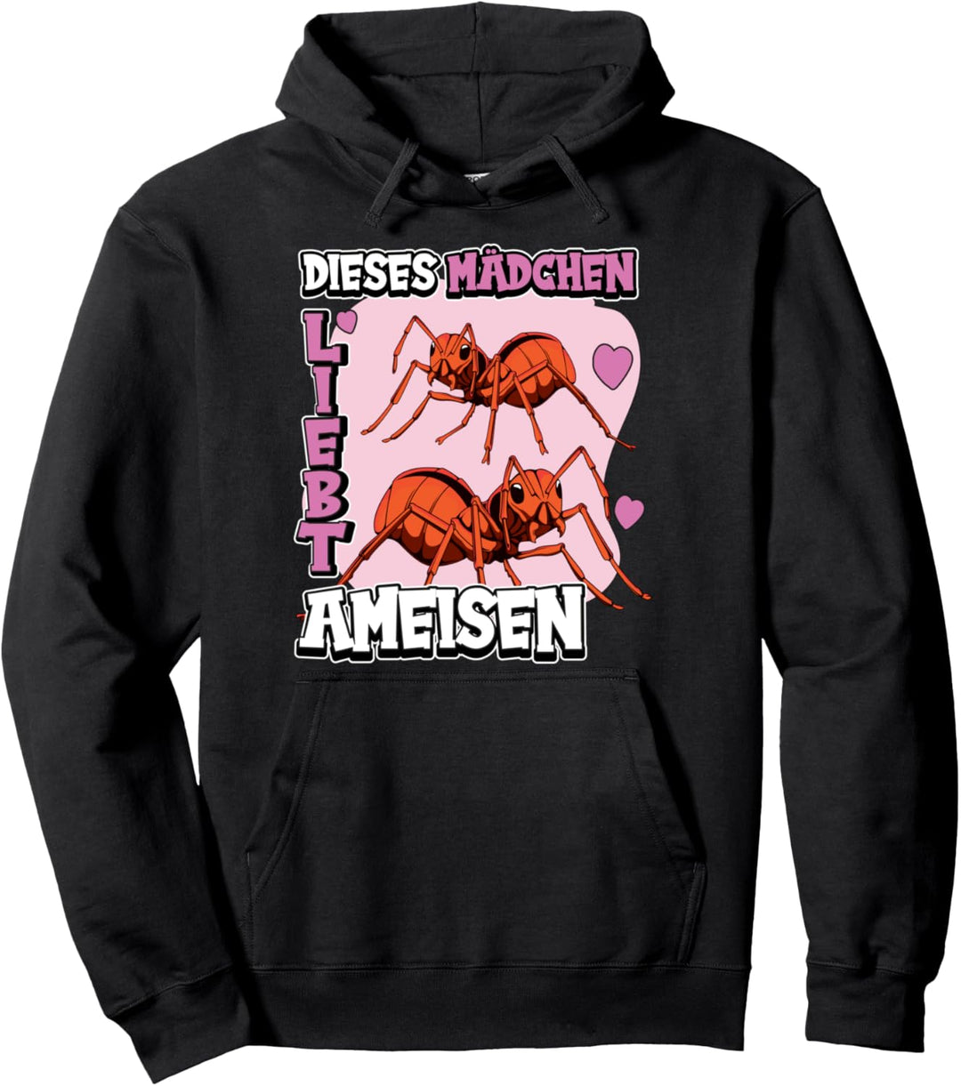Kinder Ameise Sachen Dieses Mädchen liebt Ameisen Pullover Hoodie