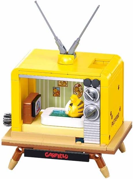 Sluban Garfield M38-P8052B Retro-Fernseher, Bauspiel, 193 Teile, für Kinder von 6 bis 12 Jahren