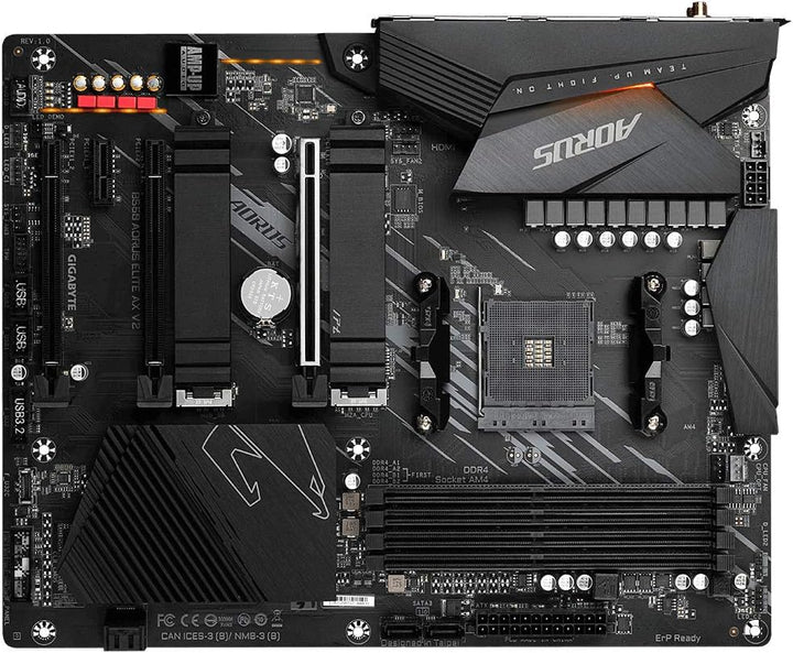 Gigabyte B550 AORUS ELITE AX V2 (Socket AM4/B550/DDR4/S-ATA 600/ATX/WiFi 6)