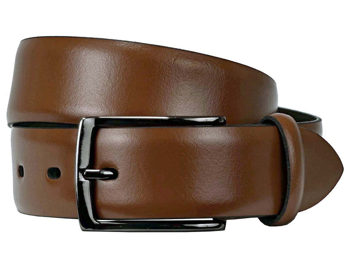 LLOYD-Herren-Ledergürtel 35 mm dkl.Schliesse Cognac 85, Cognac 85
