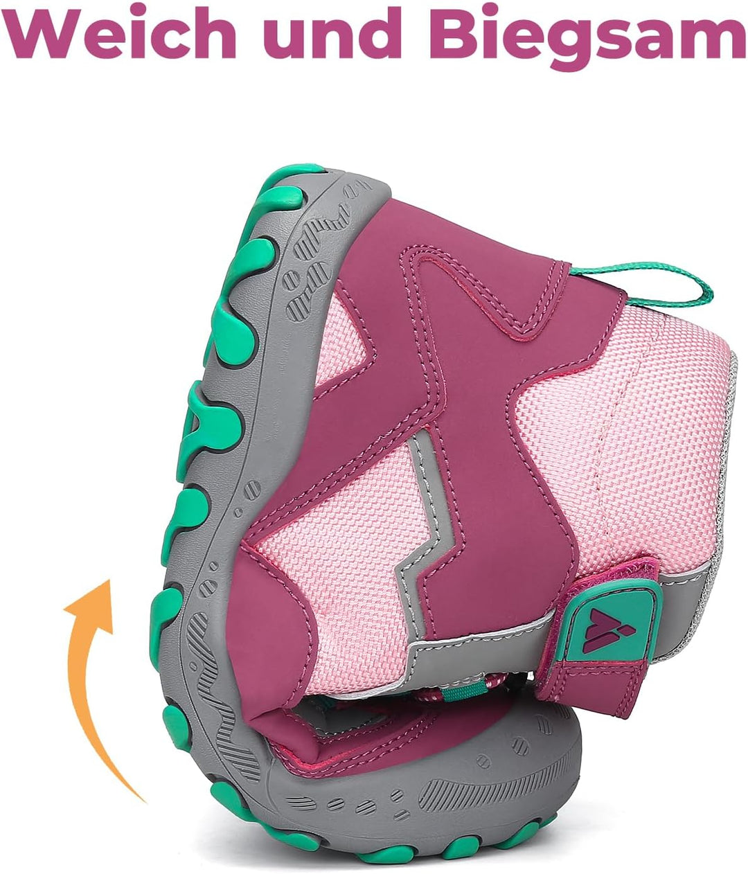 Mishansha Kinder Trekking- &amp; Wanderschuhe Jungen Mädchen Wanderstiefel Outdoor Trekkingschuhe 27 EU