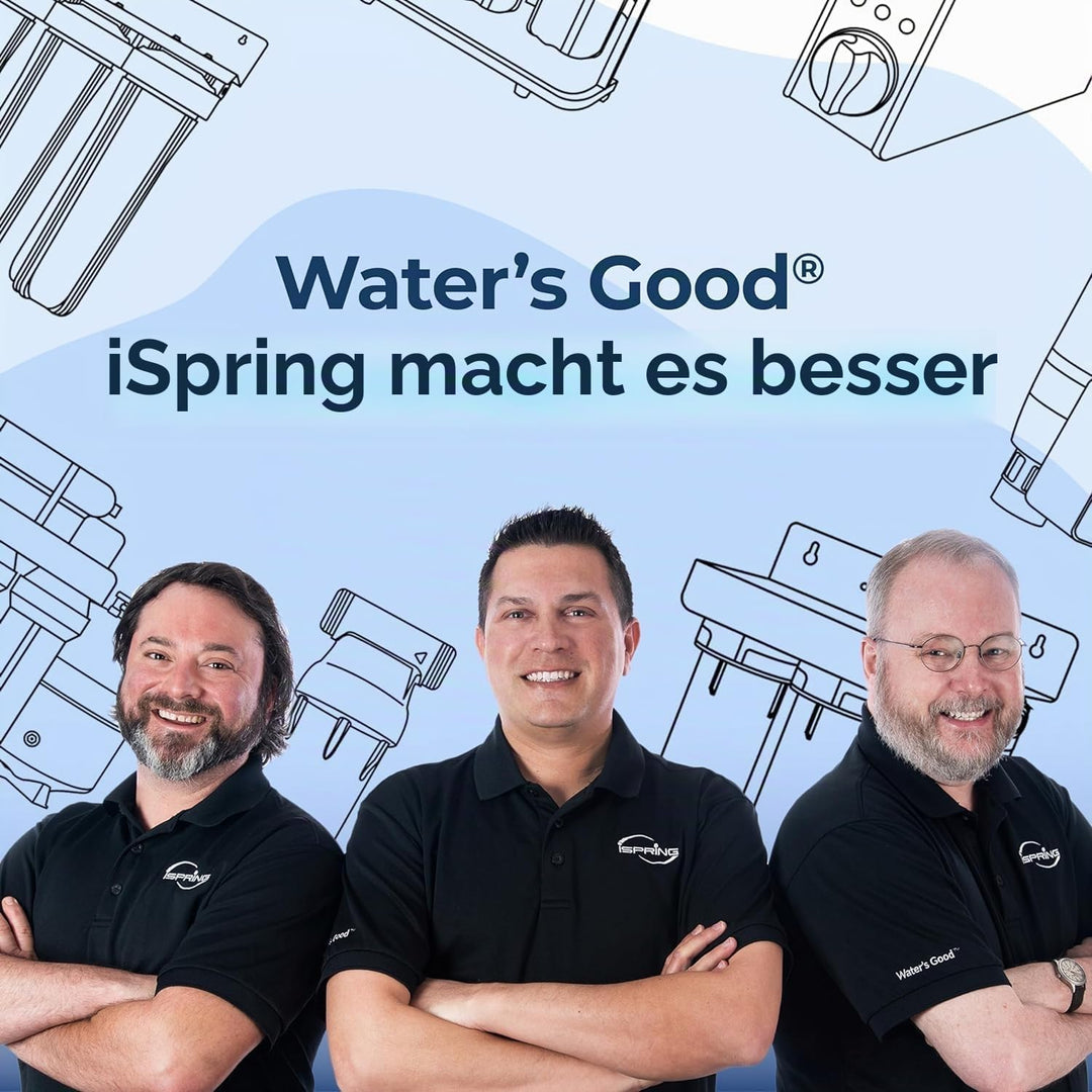 iSpring MC7 Umkehrosmose Membrane Ersatz 75 GPD, 11.75" X 1.75", Blau, 75 GPD