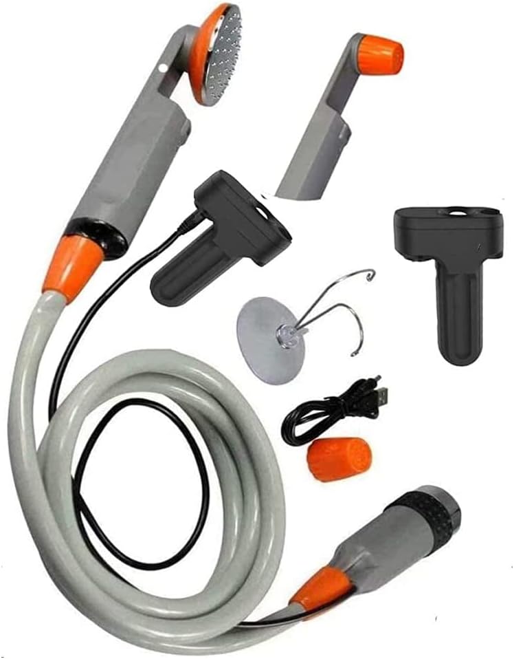 Zooma Tragbare Duschen Camping Dusche, Campingdusche mit Tauchpumpe, Tragbar Outdoor Dusche Wasserpu