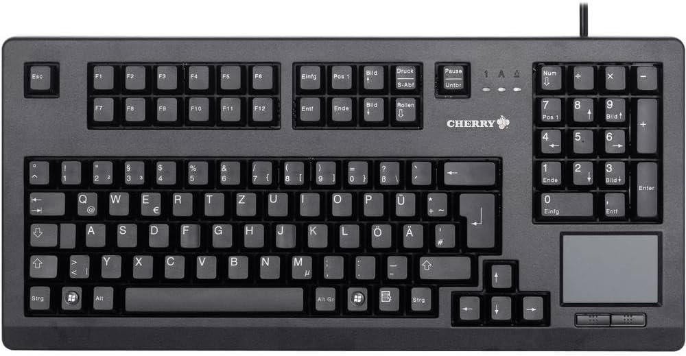 CHERRY TouchBoard G80-11900, Deutsches Layout, QWERTZ Tastatur, kabelgebundene Tastatur, mechanische