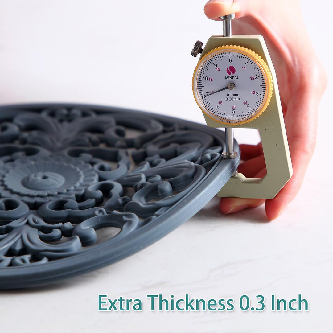 Extra dicke Silikon-Untersetzer für heisse Gerichte, heisse Töpfe und Pfannen, Topflappen, Hot Pad z
