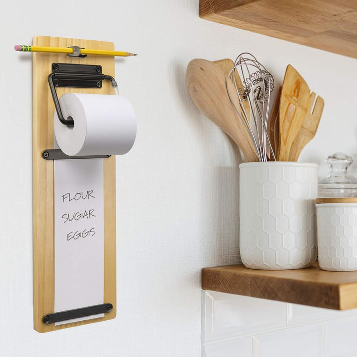 Excello Global Products Wandmontierter Notizpapierspender mit einer 4,6 m langen Papierrolle im Lief