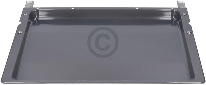 Backblech kompatibel mit Bosch 00438834 emailliertes Blech mit langen Trägern für Backofen