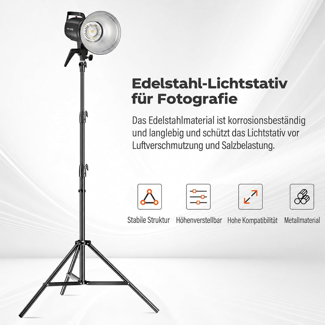 Godox 290F Lichtstativ 290cm Hochbelastbares lampenstativ, 290CM