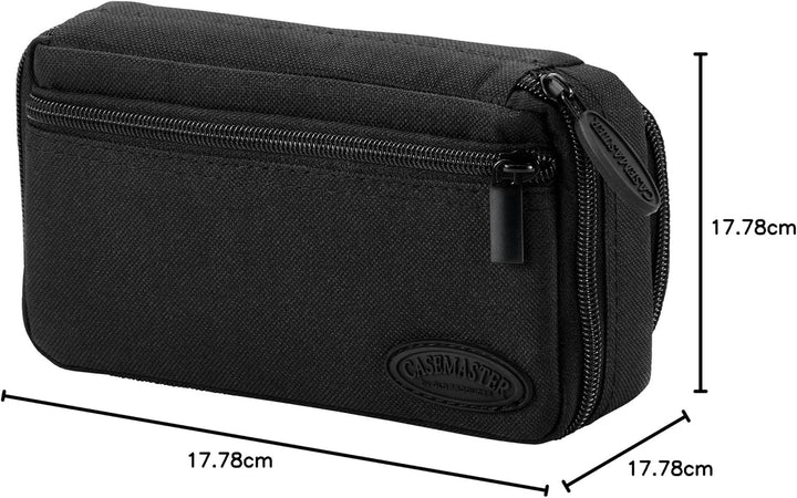 Casemaster Plazma Plus, 3 Dart-Etui für weiche Dartpfeile und Stahlspitzen, grosse vordere Handytasc