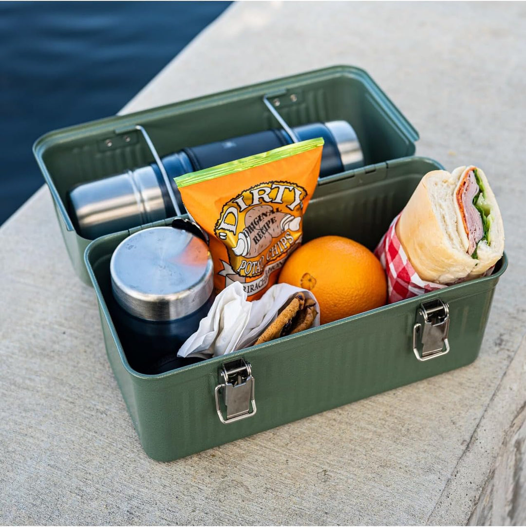 STANLEY Legendary Classic Lunch Box 10 QT Hammertone Silver Hammertone Silber, Hammertone Silber