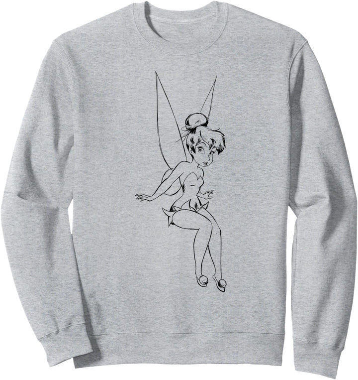 Disney Peter Pan Tinkerbell Surprised Sketch Sweatshirt