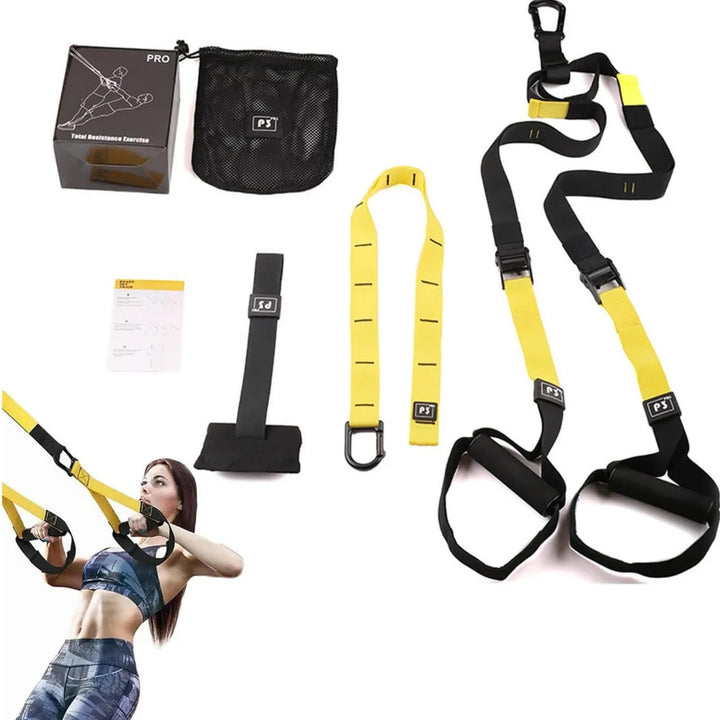 Schlingentrainer Set für Zuhause & Outdoor | Komplettes Suspension Training System mit Türanker, Ver