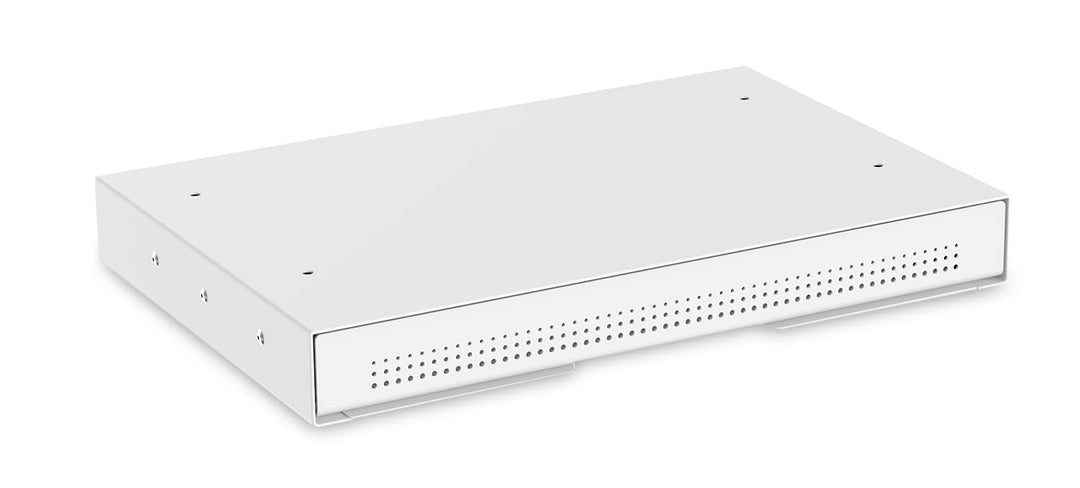 Ergolutions® Unterbau Schublade Slimline Weiss - Flache, Einfache Montage, Vollauszug, Für Büromater
