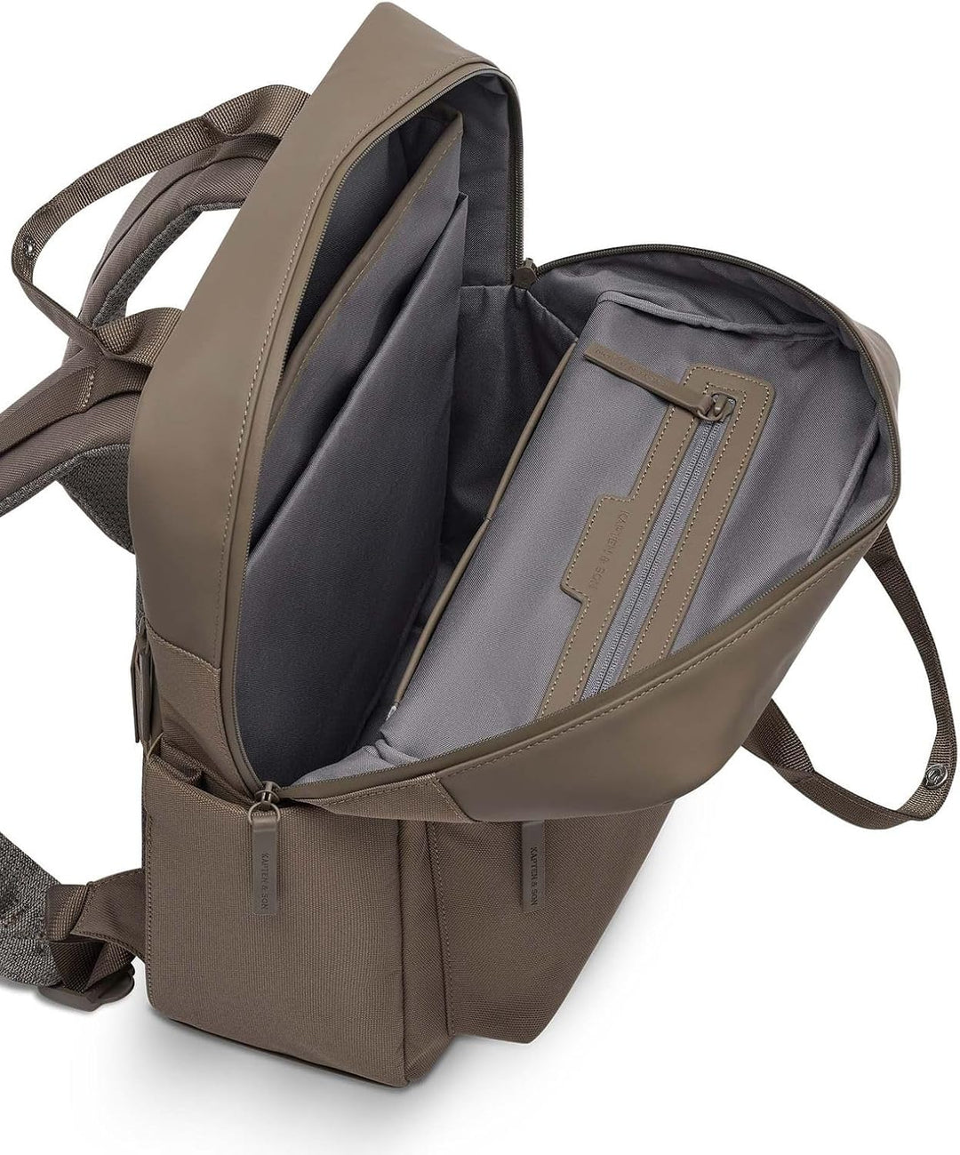 Kapten & Son Rucksack Freizeitrucksack mit Laptopfach Bergen Pro Backpack 15L Walnut hellbraun