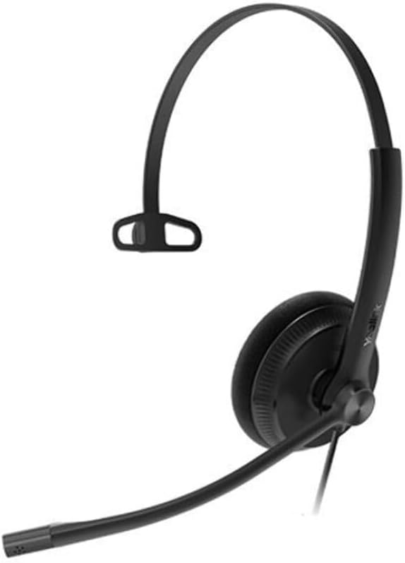 Yealink Headset YHS34 Lite Mono - Ein Ohr Kopfhörer - mit RJ Anschlusskabel, YHS34 Lite Mono