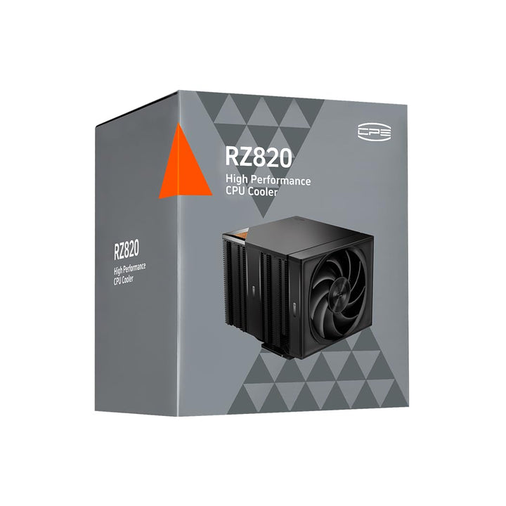 PCCOOLER CPS RZ820 CPU Kühler, 290W Dual Tower CPU-Luftkühler, 8 Heatpipes CPU Kühlung mit drei Modi