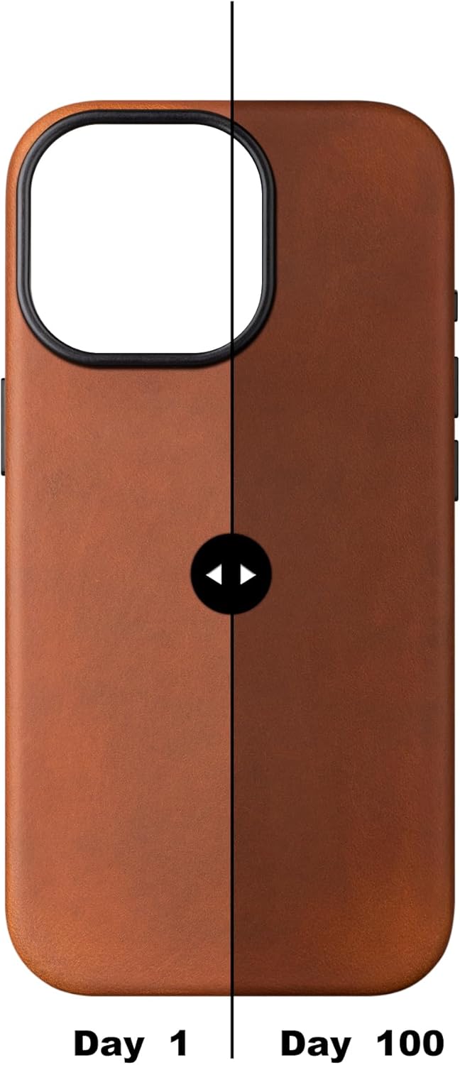 maogoam für iPhone 13 Pro Max Tasche Leder, Echtes Crazy Horse Leder Etui für iPhone 13 Pro Max 6.7"