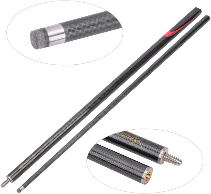 VGEBY Billard-Pool-Queues, Carbon Professionelle, Snooker-Queues, Tragbare Stick Rod für Professione