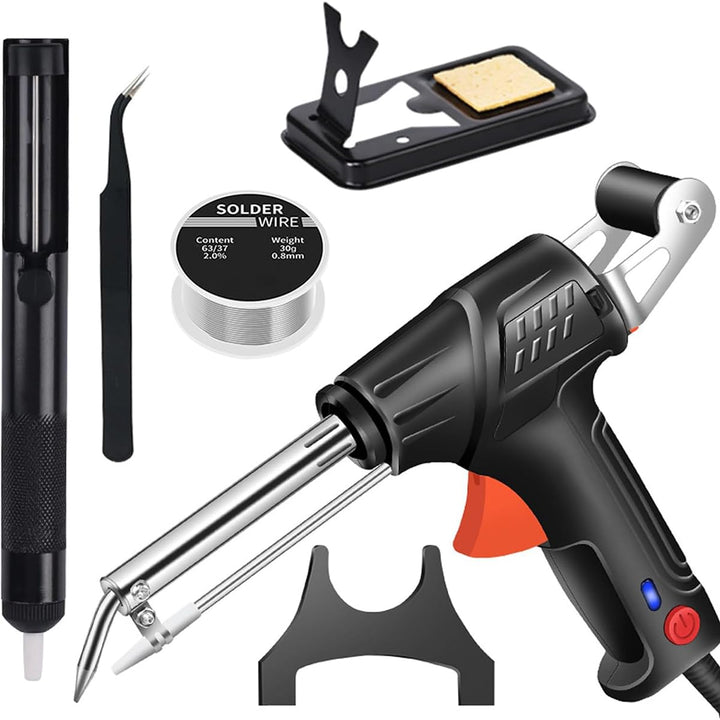 Internally Heated Industrial Laser Welding Tools, Multi-Function Soldering Iron Soldering Gun Set, A