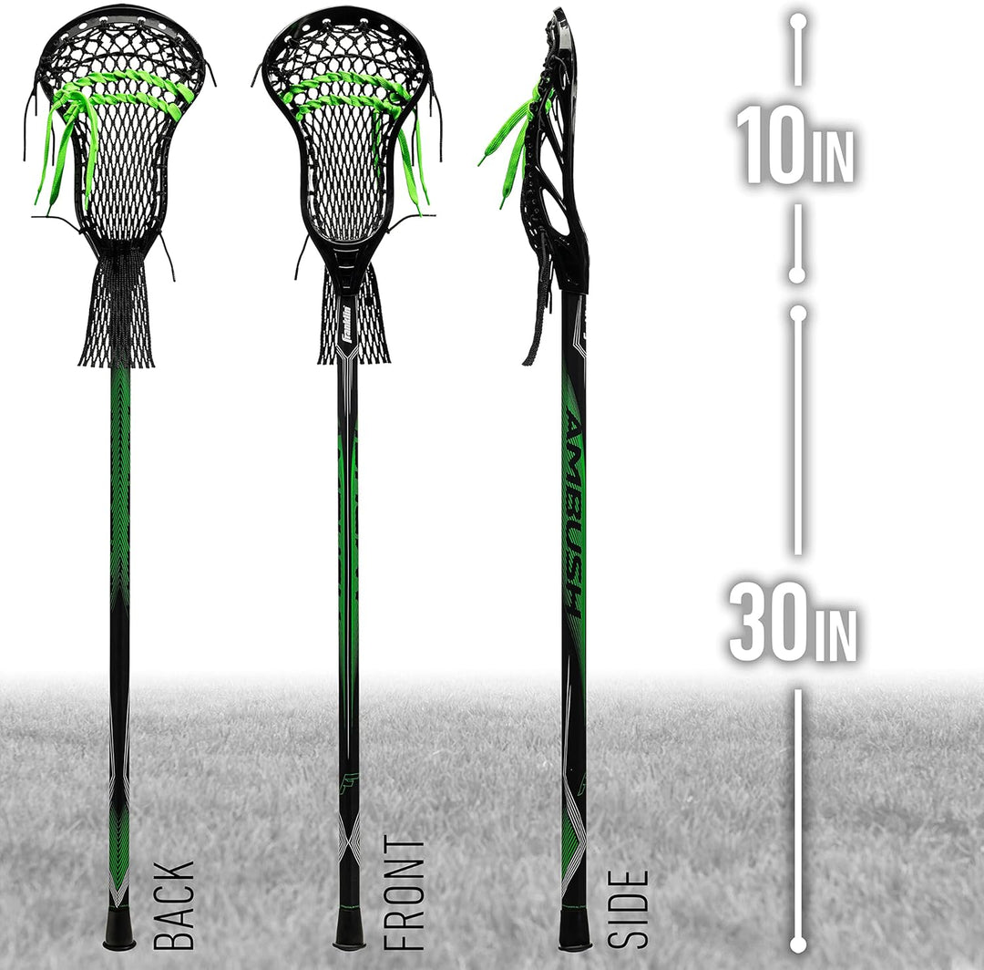 Franklin Sports Ambush Lacrosse Sticks Herren + Damen Erwachsene + Jugend Aluminium Lax Sticks Junge