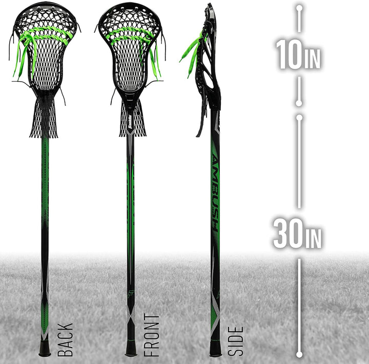 Franklin Sports Ambush Lacrosse Sticks Herren + Damen Erwachsene + Jugend Aluminium Lax Sticks Junge