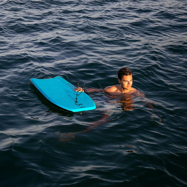 Mesle Bodyboard Kinder & Erwachsene Speed Skin mit Leash, Anfänger & Fortgeschrittene Surfbrett für
