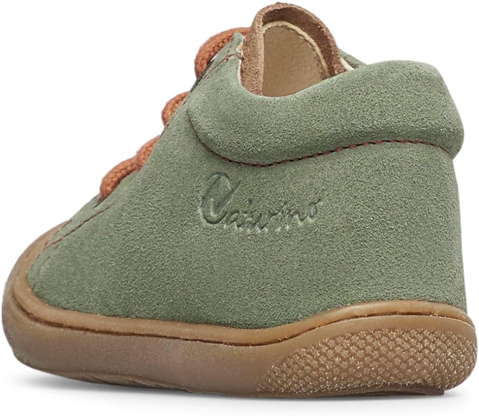 Naturino Lauflernschuhe aus Veloursleder 22 EU Grün Braun, 22 EU Grün Braun