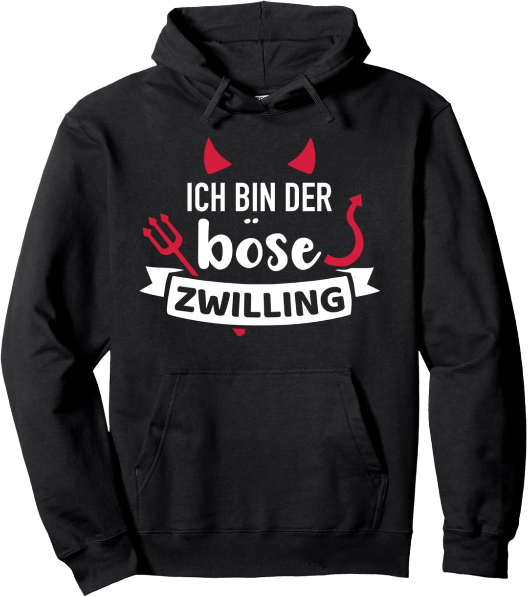 Ich bin der böse Zwilling Partnerlook für Zwillinge Pullover Hoodie
