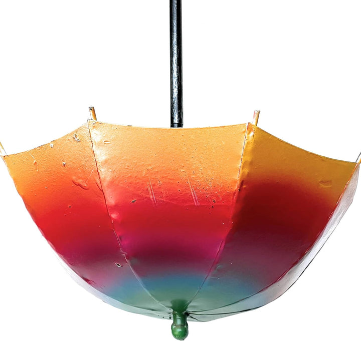 DanDiBo Blumenampel Metall Hängeampel mit Topf Innen Aussen Regenschirm Hängepflanzen 72 cm 96258 L