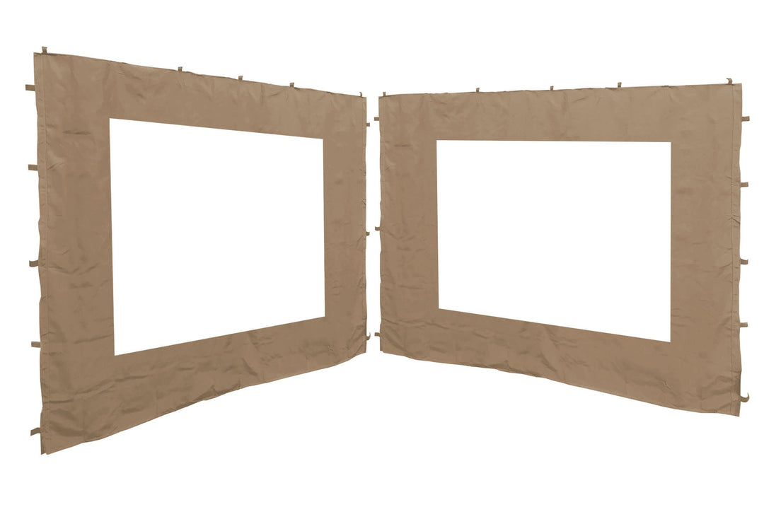 2 Seitenteile 250x190cm für Gartenpavillon Antik Pavillon Partyzelt 3x3m Seitenwand Sand Beige 250 /