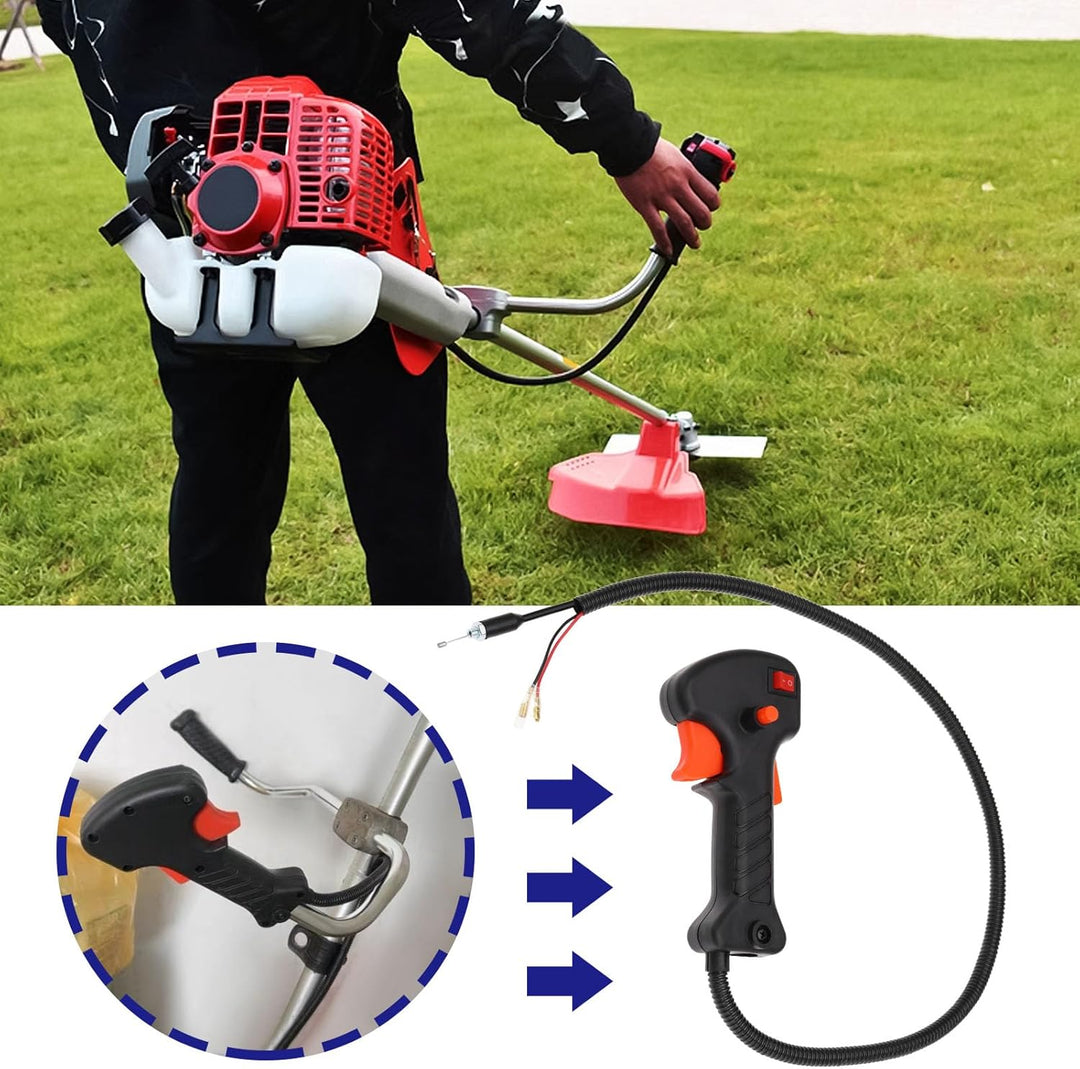 2 Stücke Strimmer Griff Schalter Kabel Brushcutter Gas Trigger Kabel für Strimmers Trimmer Brushcutt