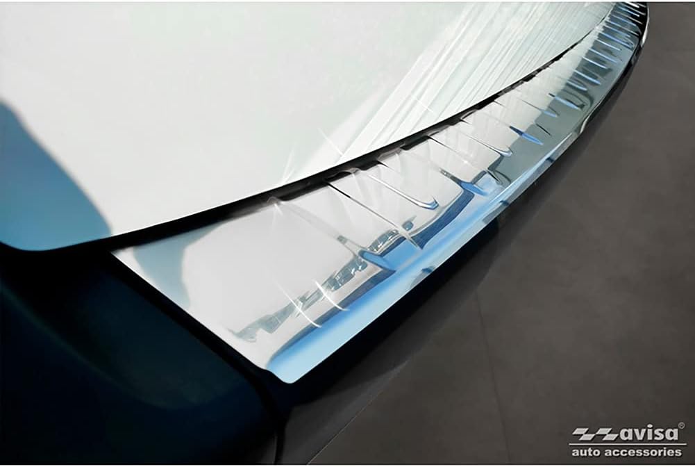 Avisa Edelstahl Heckstossstangenschutz kompatibel mit Renault Kangoo III Furgon & Nissan Townstar 20