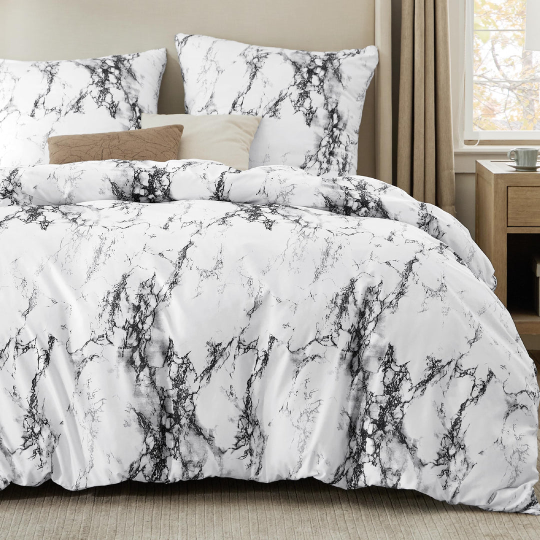BEDSURE Bettwäsche 155x220 3teilig Bettbezug - Bettwäsche-Sets 155 x 220 cm mit 2 Kissenbezüge 80x80