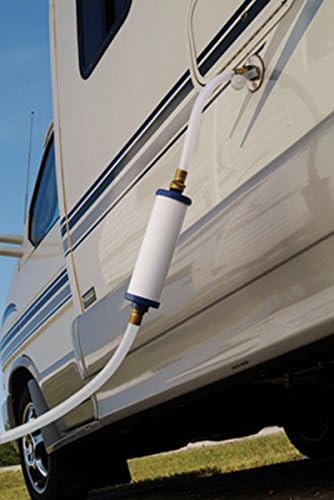 Culligan RV-800 Aussenwasserfilter für Freizeitfahrzeuge mit Schlauch mit Anschlussschlauch, mit Ans
