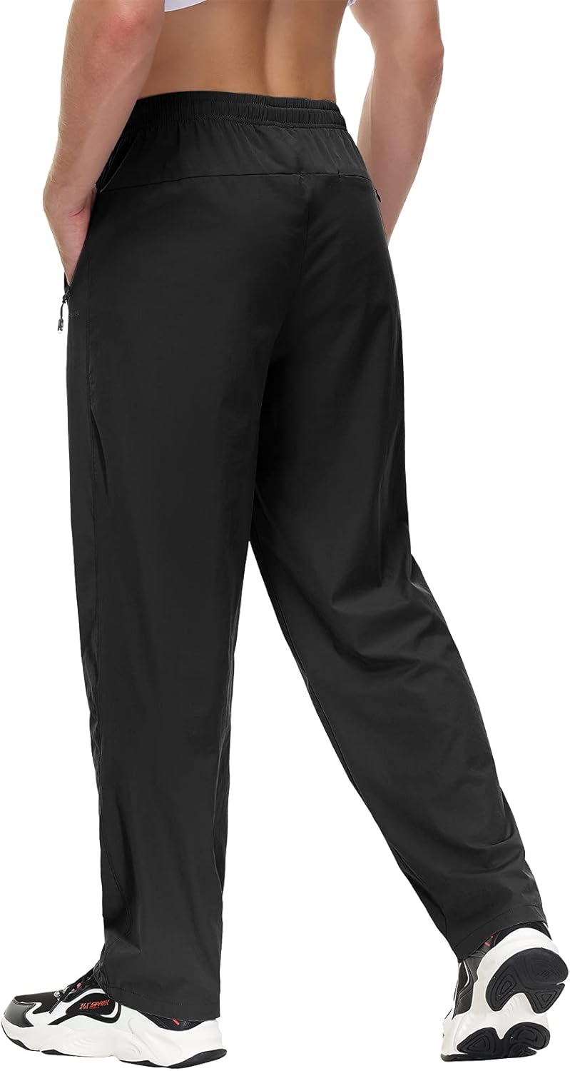 Butrends Herren Wanderhose Leicht Outdoorhose Workout-Laufhosen Atmungsaktive Sporthose, S Schwarz