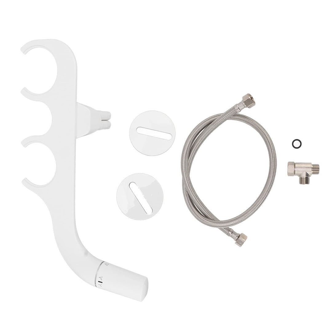 Ultraflacher Bidet-Toilettensitz-Aufsatz, Doppeldüse, Selbstreinigende Feminine Hinternwaschanlage,