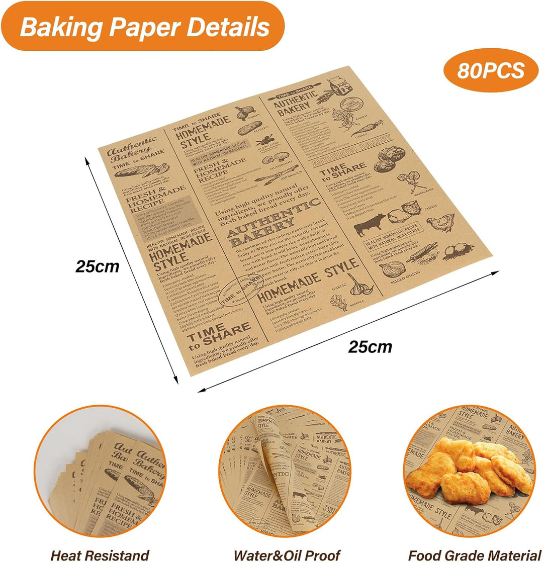 240 Stück Backpapier für Heissluftfritteuse Tefal/Moulinex, EY9018 EY905D Dual 5.2L/3.1L, EZ9018 Air