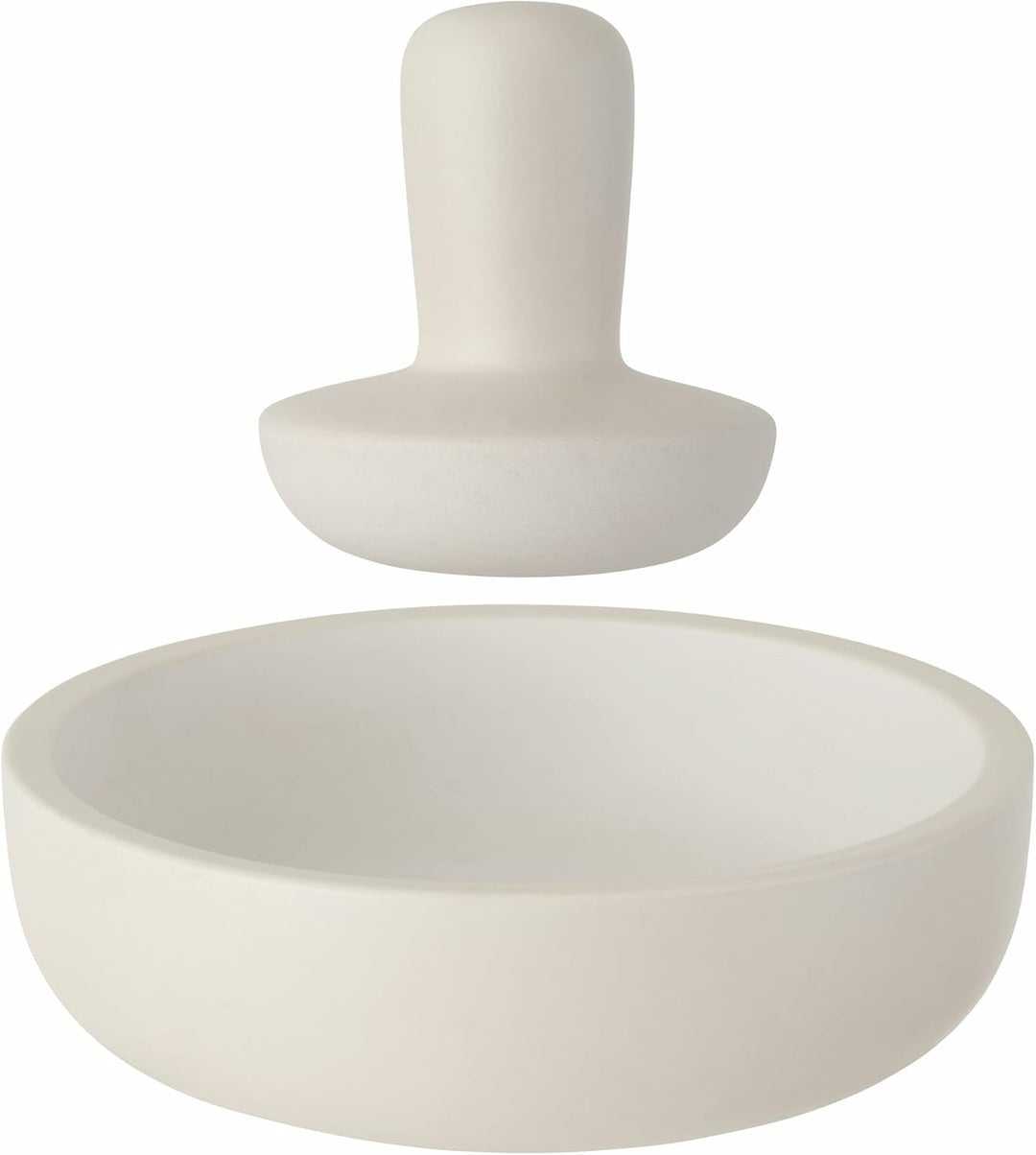 BergHoff Mörser mit Stössel 17 cm - Leo (Gewürzmörser aus Steingut, für Kräuter / Gewürze, Mühle, fü