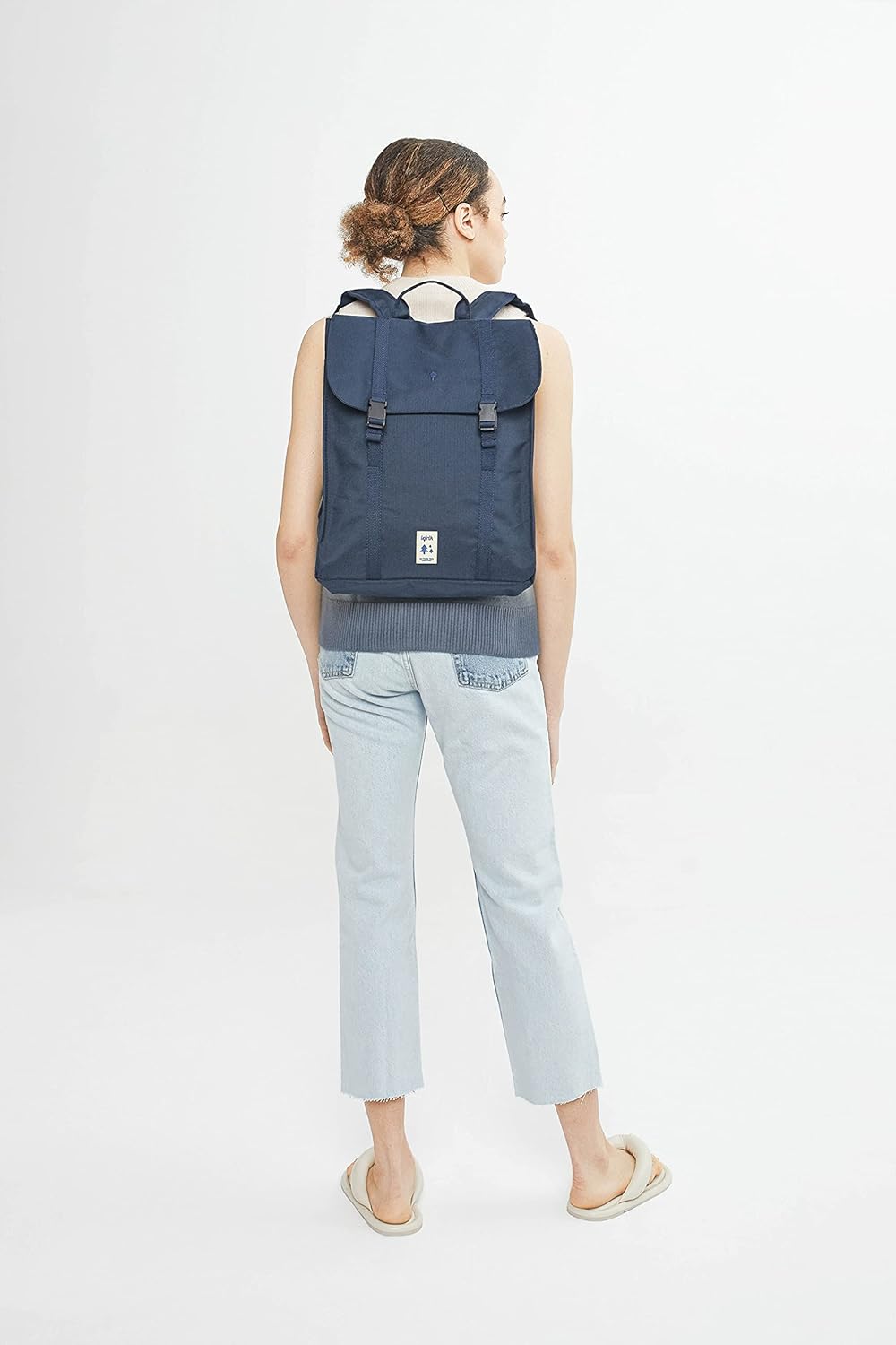 Lefrik - Praktischer Laptoprucksack Handy - Rucksack aus 100 % recycelter Stoff - Eco Friendly - Für