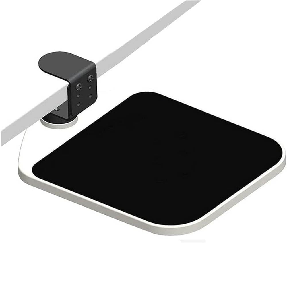 Ergonomische Armlehnenstütze Handgelenkauflage, Clip auf Mausplattform 360° drehbar, Verstellbar Arm
