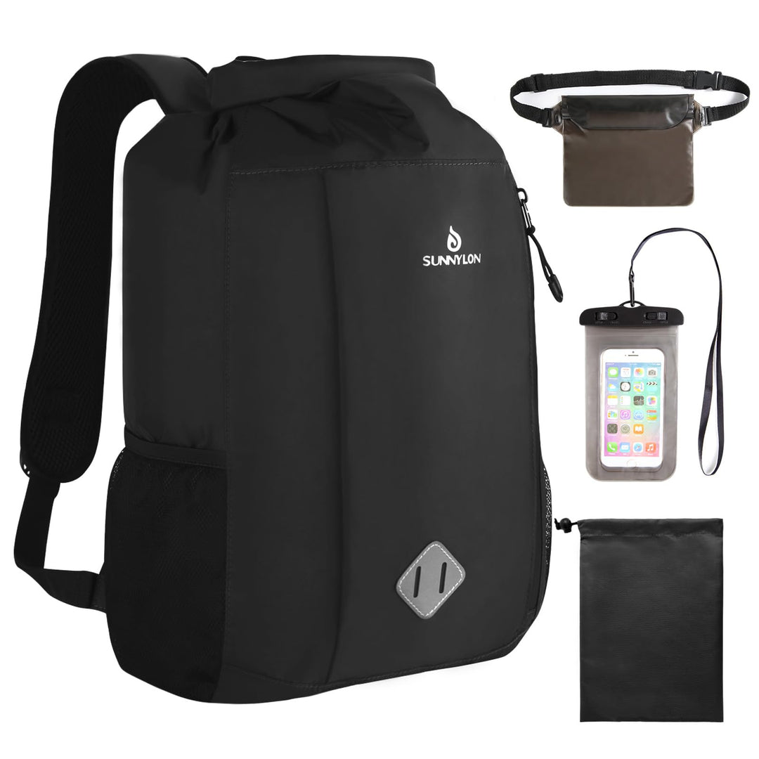 Wasserdichter Dry Bag Rucksack,20L IPX8 Wasserfester rucksack Rolltop mit Handyhülle,Wasserdichte ta