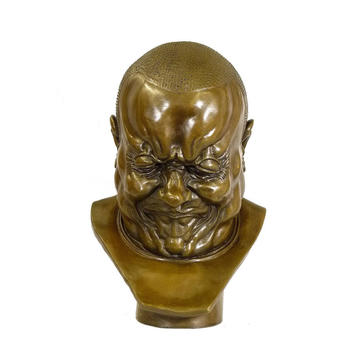 Kunst & Ambiente - Franz Xaver Messerschmidt - EIN Erzbösewicht - Charakterkopf Skulptur - Bronzefig