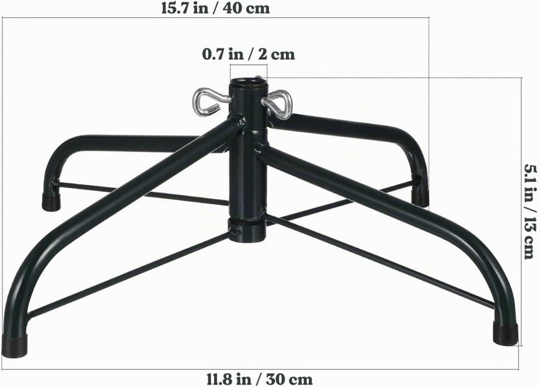 Operitacx Weihnachtsbaumständer Ersatz Für Den Weihnachtsbaumsockel (Länge 40 cm Durchmesser 1 9 cm)