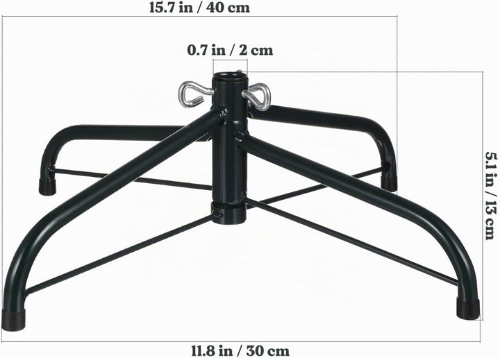 Operitacx Weihnachtsbaumständer Ersatz Für Den Weihnachtsbaumsockel (Länge 40 cm Durchmesser 1 9 cm)