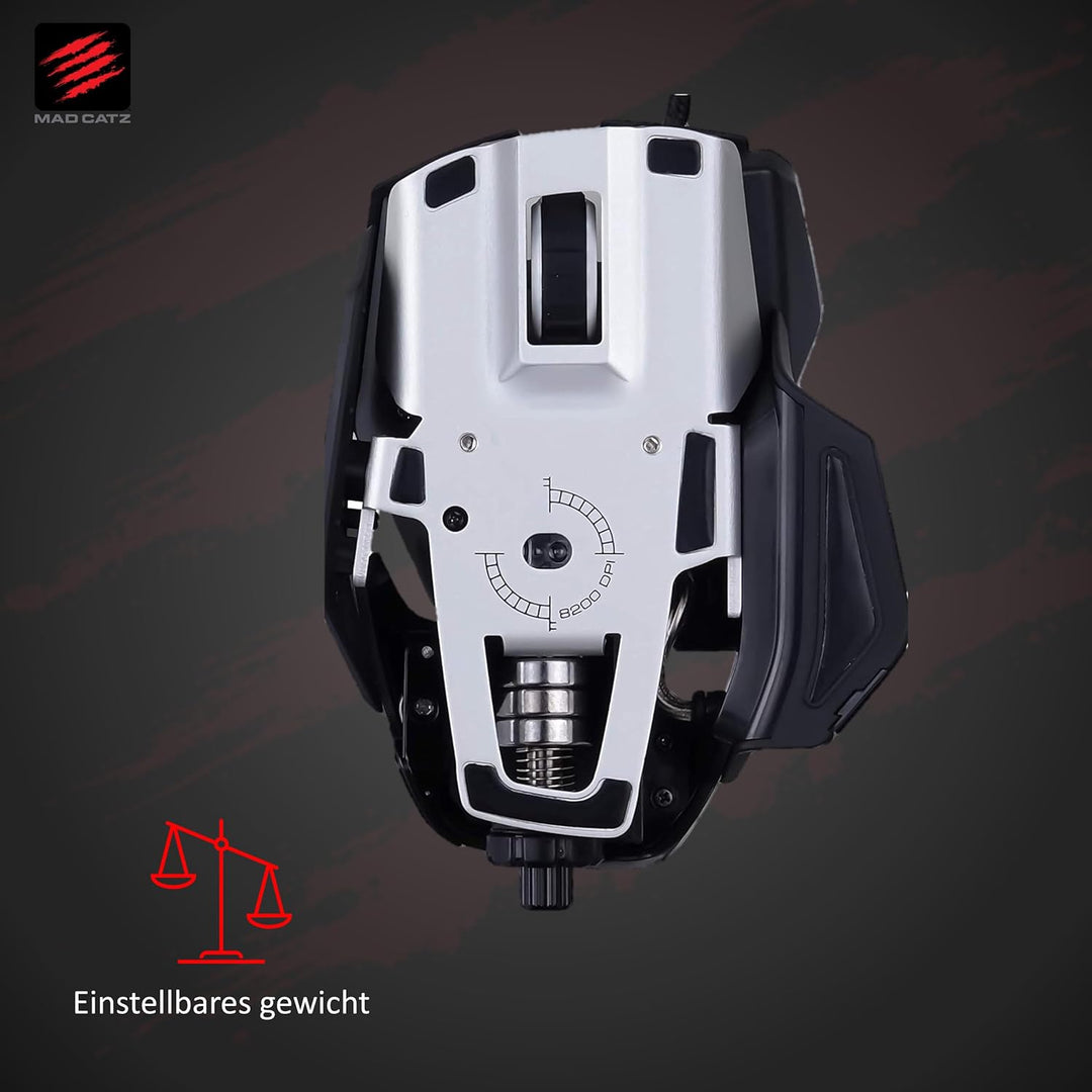MadCatz R.A.T. 6+ Optical Gaming Mouse, Black R.A.T. 6+ Black, R.A.T. 6+ Black