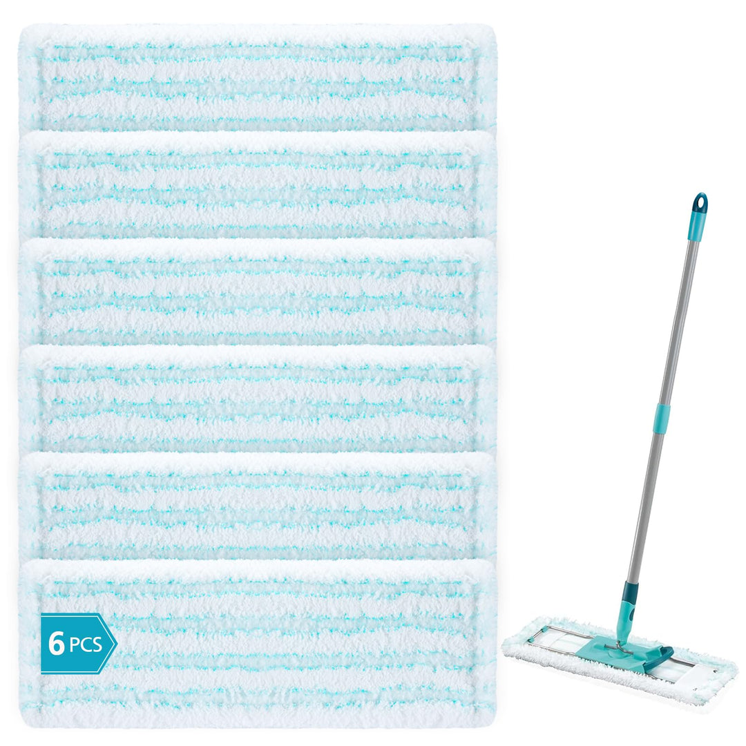 6pcs Ersatz-Wischbezüge für Leifheit Profi XL Micro Duo/Profi XL Cotton Plus , Ersatzbezug für Leifh