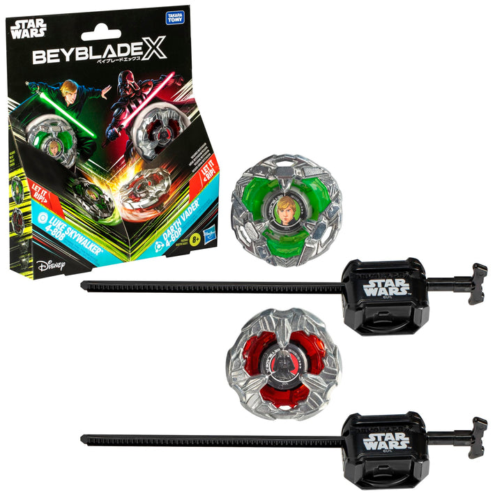 Beyblade X und Star Wars Collab Luke Skywalker 4-80B vs. Darth Vader 4-60B Multipack, Set LUKE SKYWA
